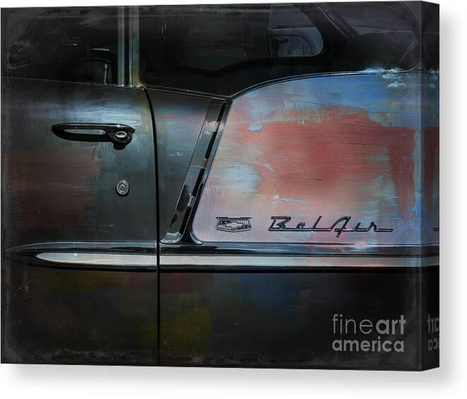 Car Canvas Print featuring the photograph Painted Classic by Perry Webster