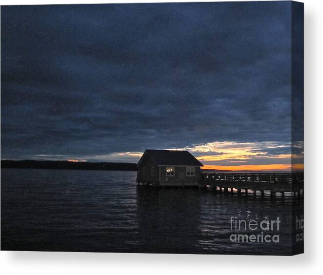 Photography Canvas Print featuring the photograph Redondo pier by Sean Griffin