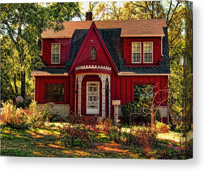 Home Canvas Print featuring the photograph The Colors of Fall by Tim McCullough