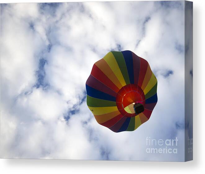 Sky Canvas Print featuring the photograph Up by Ang El