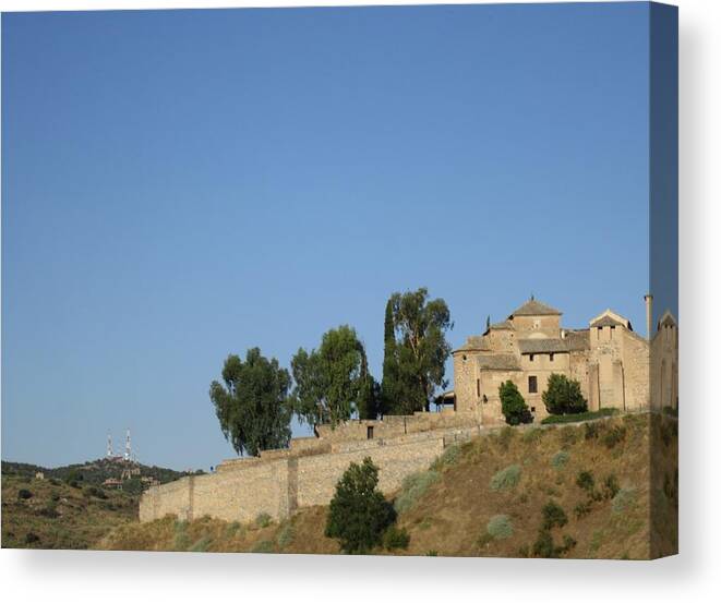 Toledo Canvas Print featuring the photograph Ancient Toledo #1 by John Shiron