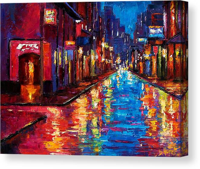 New Orleans Art Canvas Print featuring the painting New Orleans Magic by Debra Hurd