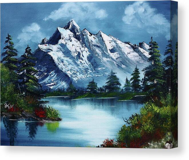 #faatoppicks Canvas Print featuring the painting Take A Breath by Barbara Teller