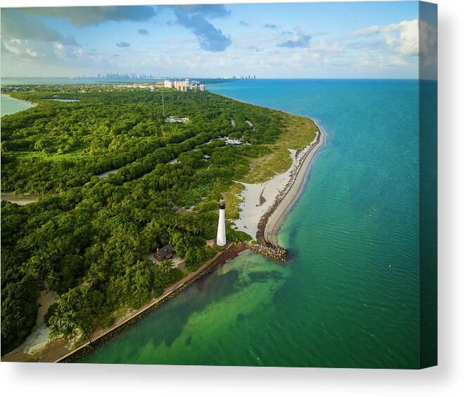 Background Canvas Print featuring the photograph Welcome to Miami #2 by Evgeny Vasenev