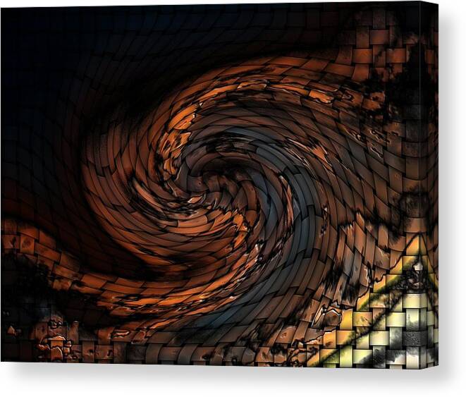 Digital Art Canvas Print featuring the photograph Abstract #76 by Belinda Cox