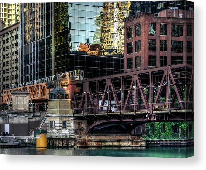Chicago Canvas Print featuring the photograph A Day in the City by Nisah Cheatham
