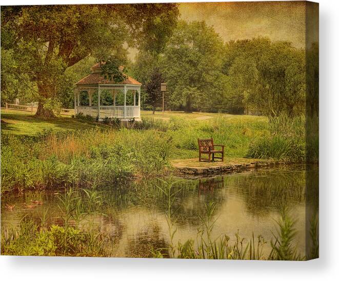 Princeton Canvas Print featuring the photograph A Summer's Day In Princeton by Pat Abbott
