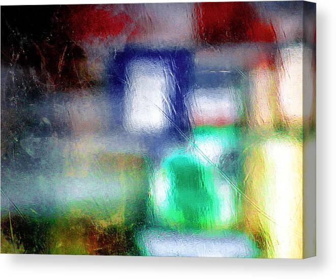 Green Canvas Print featuring the photograph Abstraction by Prakash Ghai