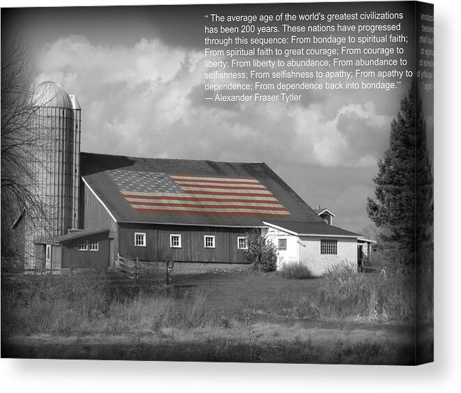 Barn Canvas Print featuring the photograph Apathy by Scott Ward