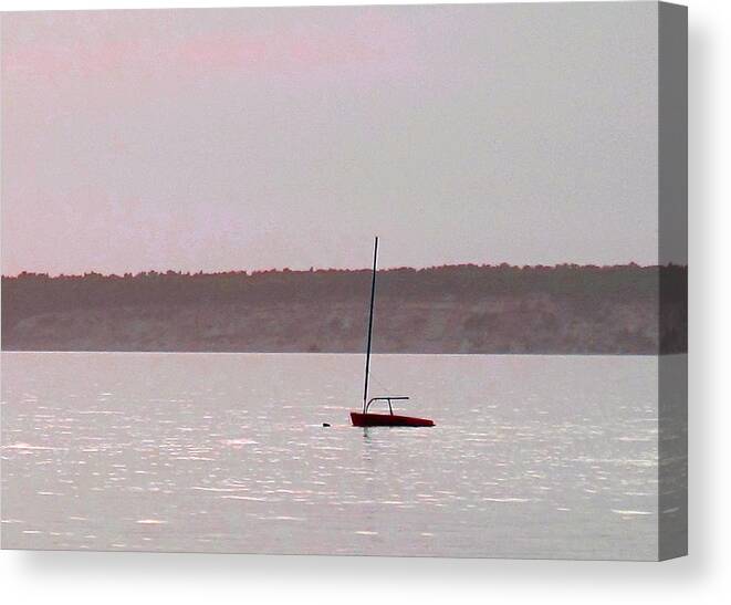 Seascape Canvas Print featuring the photograph At Rest by Barbara McDevitt