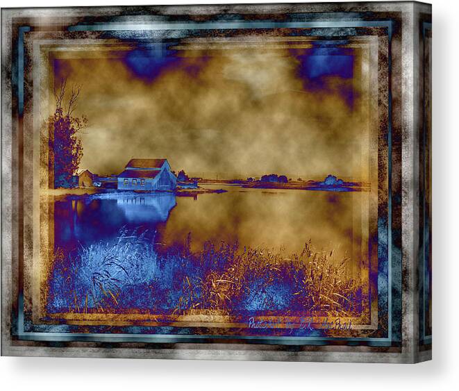 Blues Canvas Print featuring the photograph Barn Wild by Barbara MacPhail