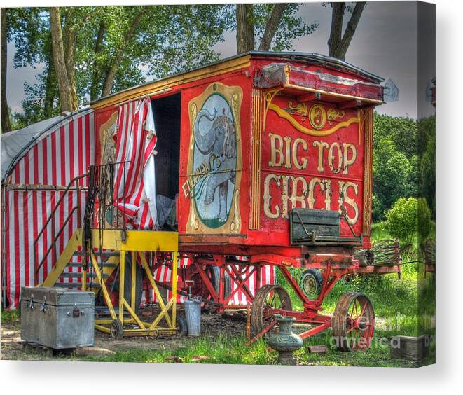 Circus Canvas Print featuring the photograph Big Top Circus II by Jimmy Ostgard