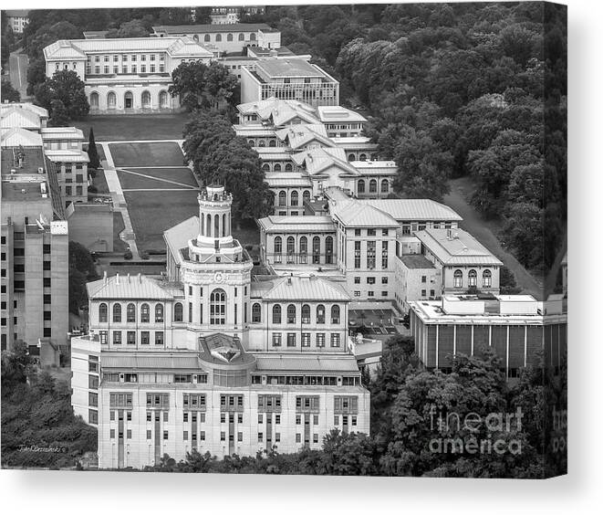 American Canvas Print featuring the photograph Carnegie Mellon University Campus by University Icons