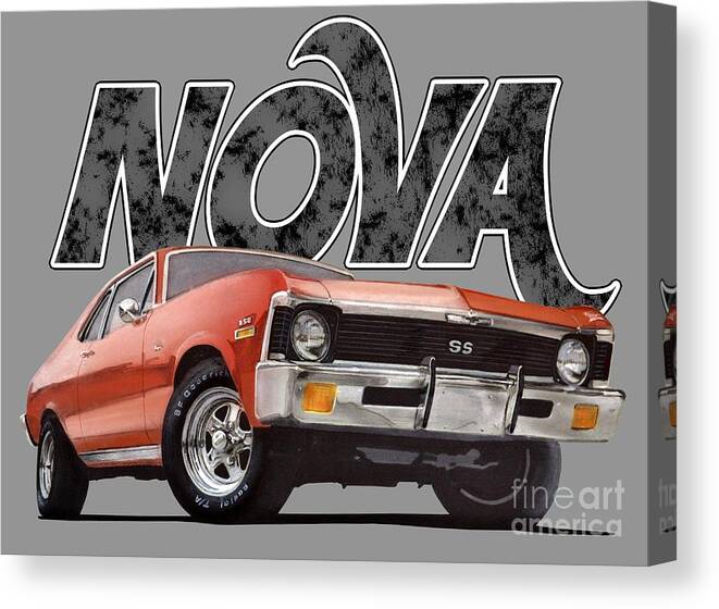 Chevrolet Nova Vintage Advertisement Poster Fine Art Print on Luster Paper 