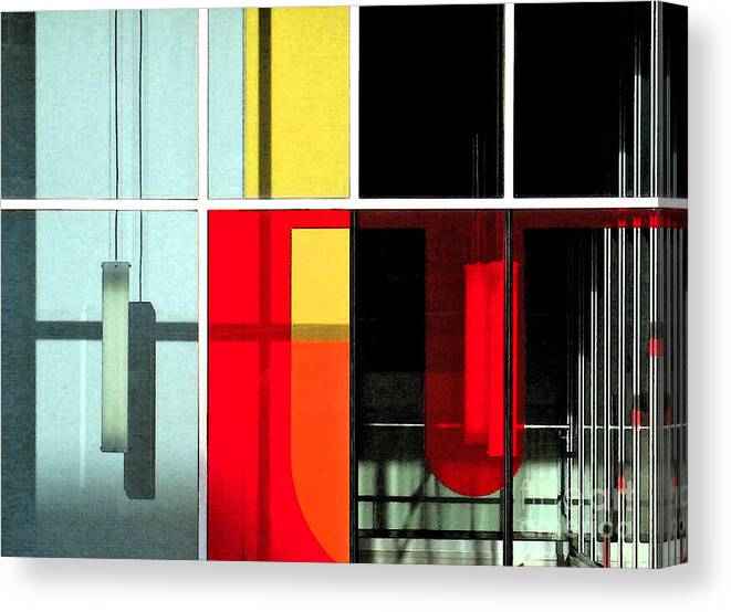 Blue Canvas Print featuring the photograph Color Grid 1 by Gary Everson