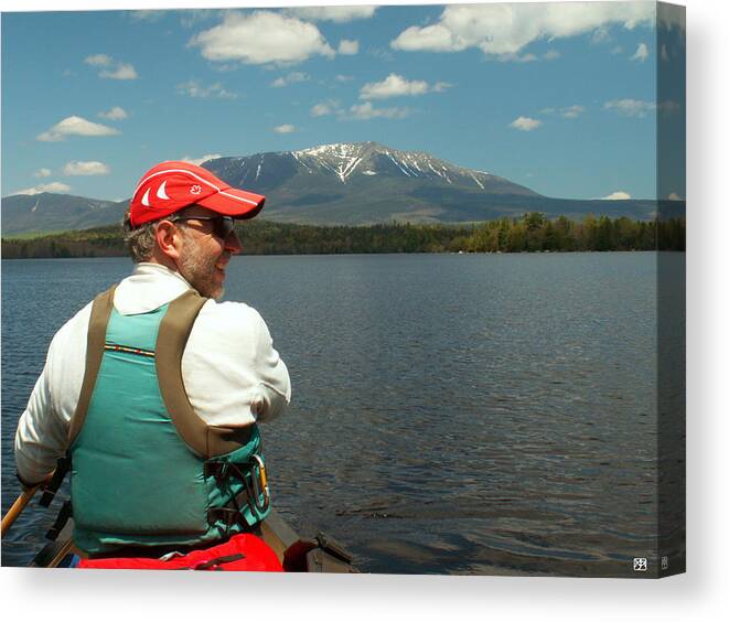 Debsconeag Canvas Print featuring the photograph Debsconeag Deadwater by John Meader