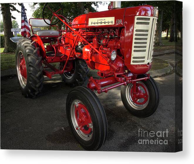 Tractor Canvas Print featuring the photograph Farmall 130 by Mike Eingle