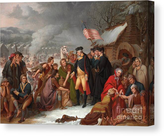 George Washington At Valley Forge Canvas Print Canvas Art By Tompkins