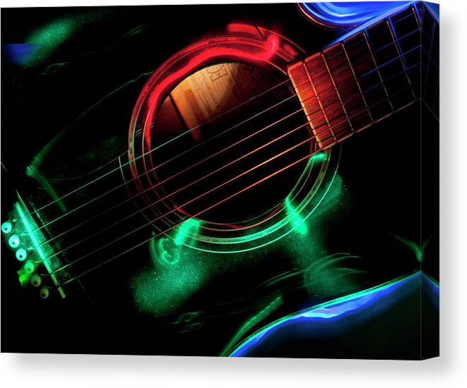 Abstract Canvas Print featuring the photograph Harmony by Barbara White