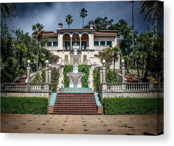 California Canvas Print featuring the photograph Hearst Castle II by Patrick Boening