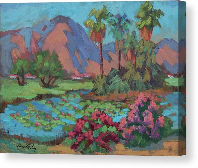 La Quinta Canvas Print featuring the painting La Quinta Estates by Diane McClary