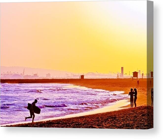 Surf Canvas Print featuring the photograph Last Wave by Jim DeLillo