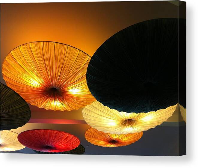 Canvas Prints Canvas Print featuring the photograph Lights by Scientila Duddempudi