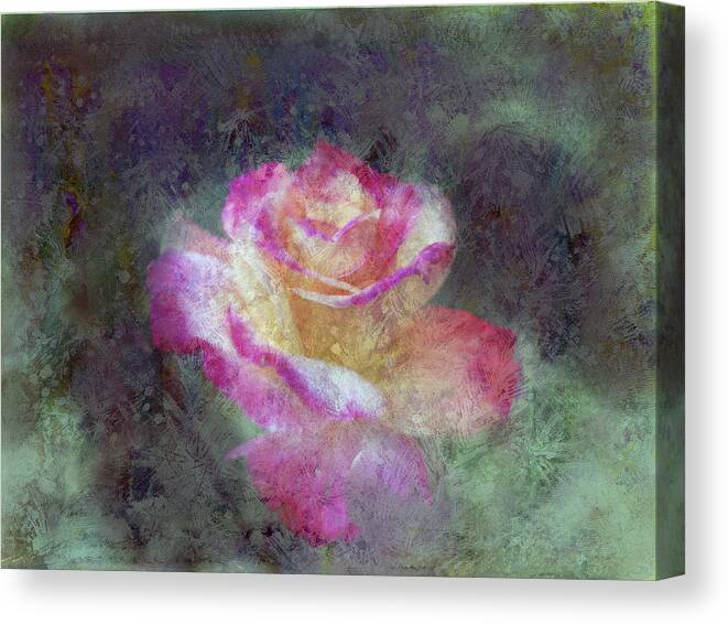 Mirage Canvas Print featuring the painting Mirage Rose by Don Wright