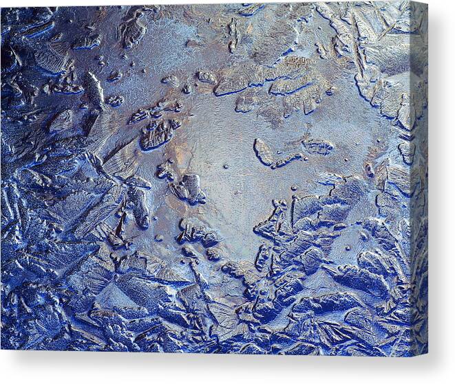 Ice Canvas Print featuring the photograph Molten Ice by Bill Morgenstern