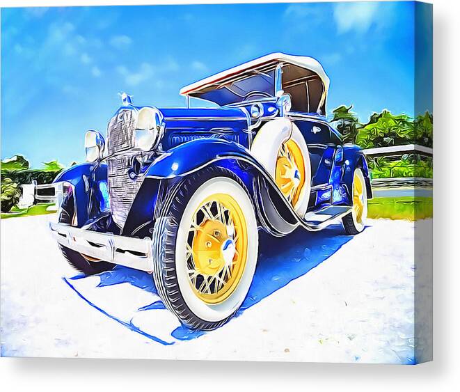 Nantucket Canvas Print featuring the painting Nantucket Vintage by Jack Torcello