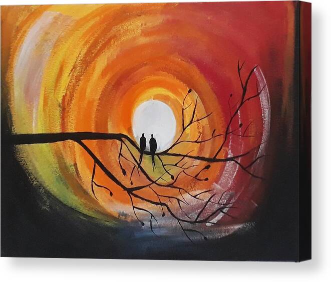 Nature painting Canvas Print