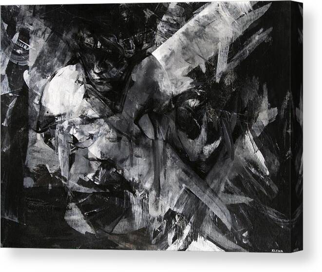 Organic Canvas Print featuring the painting Organic Transformation by Jeff Klena