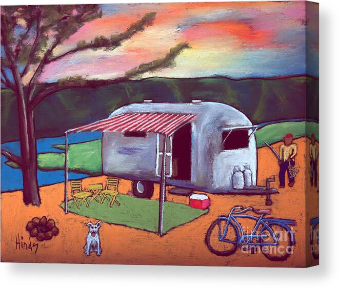 Summer Canvas Print featuring the painting Peace by David Hinds