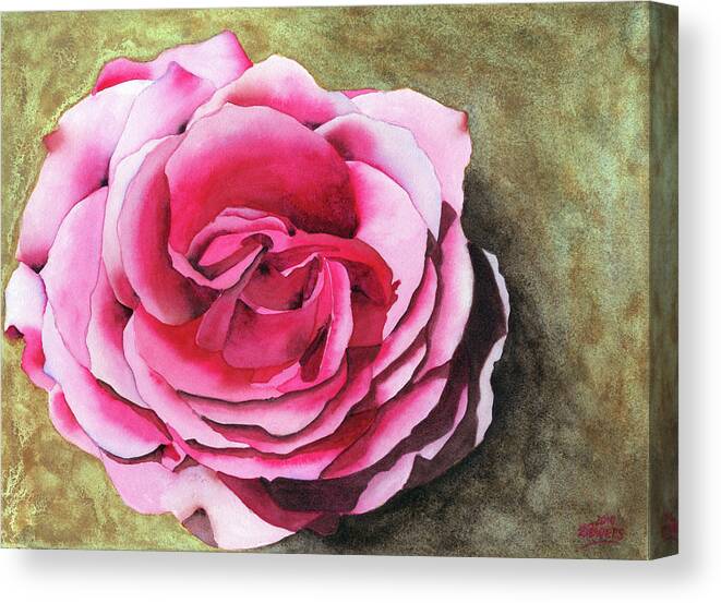 Rose Canvas Print featuring the painting Rose by Ken Powers