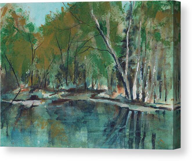 Painting Canvas Print featuring the painting Serene by Lee Beuther