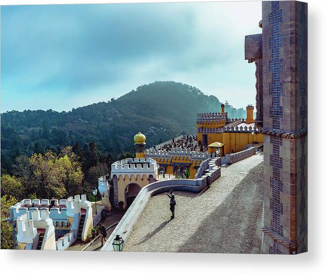 Portugal Canvas Print featuring the photograph Sintra Views by Nisah Cheatham