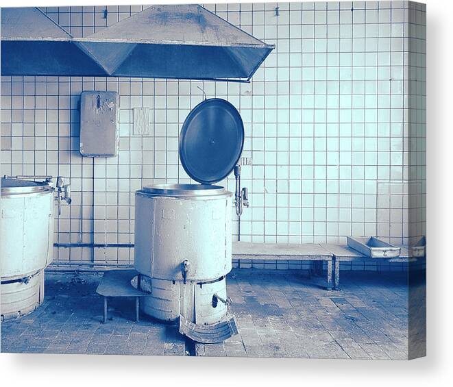 Institution Canvas Print featuring the photograph Soup Kitchen by Dominic Piperata