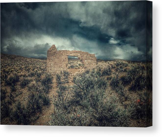 Mining Town Canvas Print featuring the photograph Spirit by Mark Ross