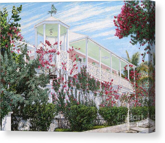 Eddie Canvas Print featuring the painting Strawberry House by Eddie Minnis