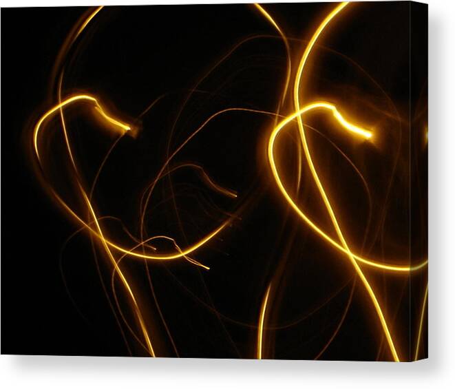 Photography Canvas Print featuring the photograph Strings of the Universe by Lessandra Grimley