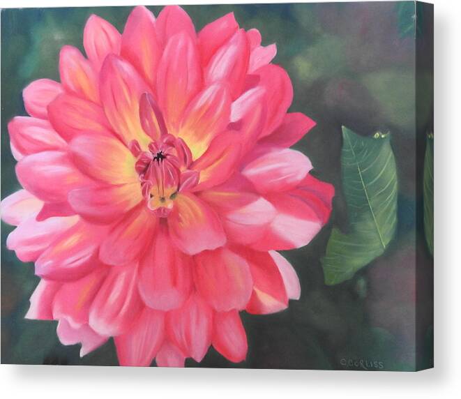 Summer Canvas Print featuring the pastel Summer Pinks by Carol Corliss
