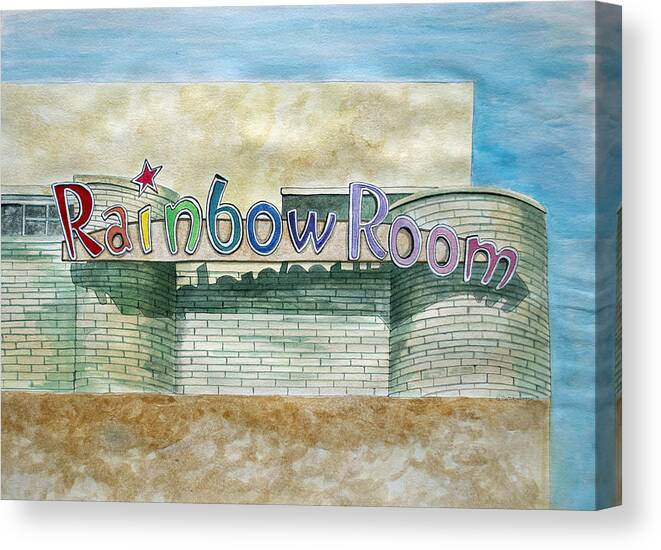 Asbury Art Canvas Print featuring the painting The Rainbow Room by Patricia Arroyo