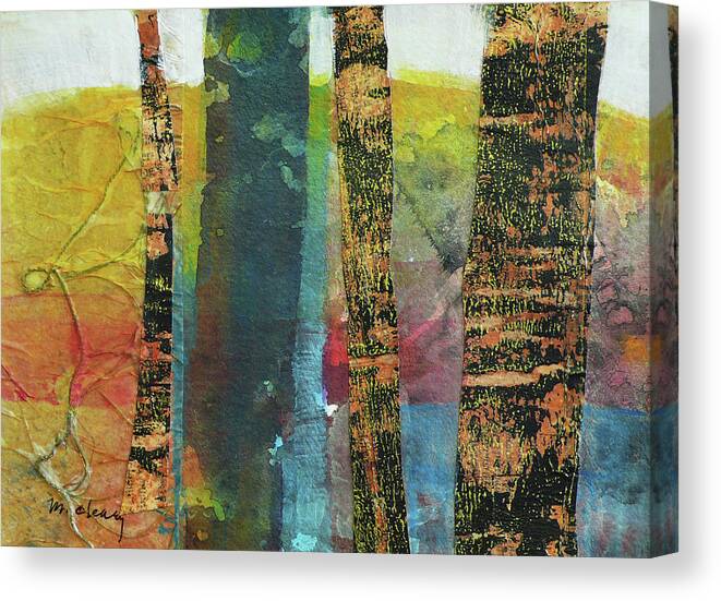 Trees Canvas Print featuring the painting Trees by Melody Cleary