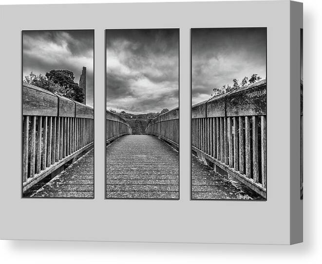 Castle Canvas Print featuring the photograph Trim Triptych 3 by Martina Fagan