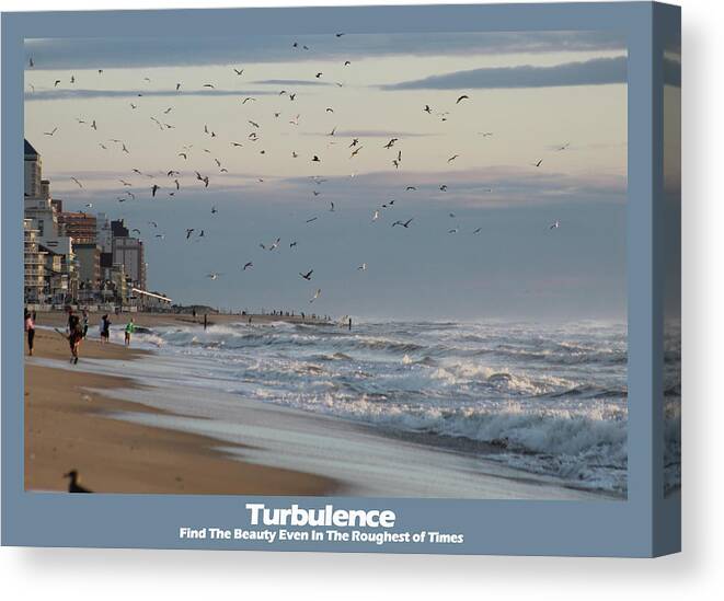 Turbulence Canvas Print featuring the photograph Turbulence by Robert Banach