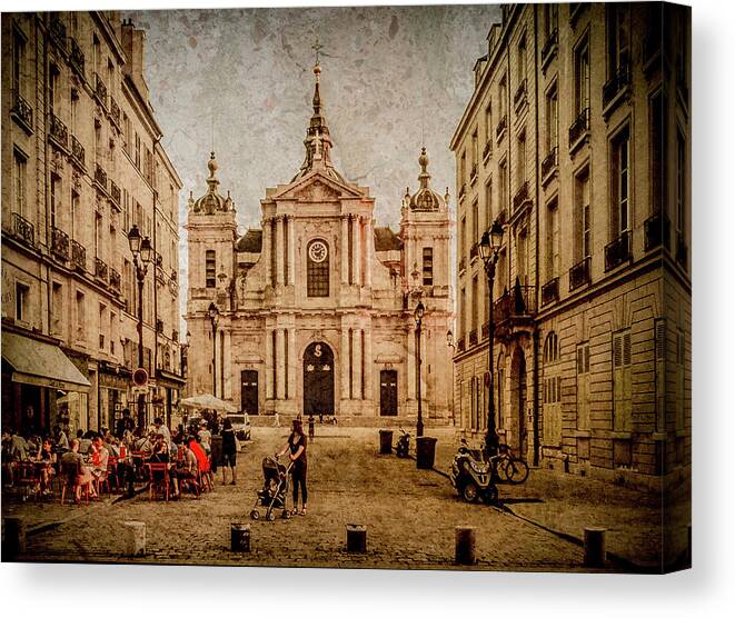 Versailles Canvas Print featuring the photograph Versailles, France - Cathedral of Versailles by Mark Forte