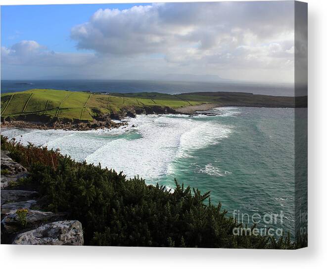 Muckross Canvas Print featuring the photograph View at Muckross Donegal Ireland by Eddie Barron