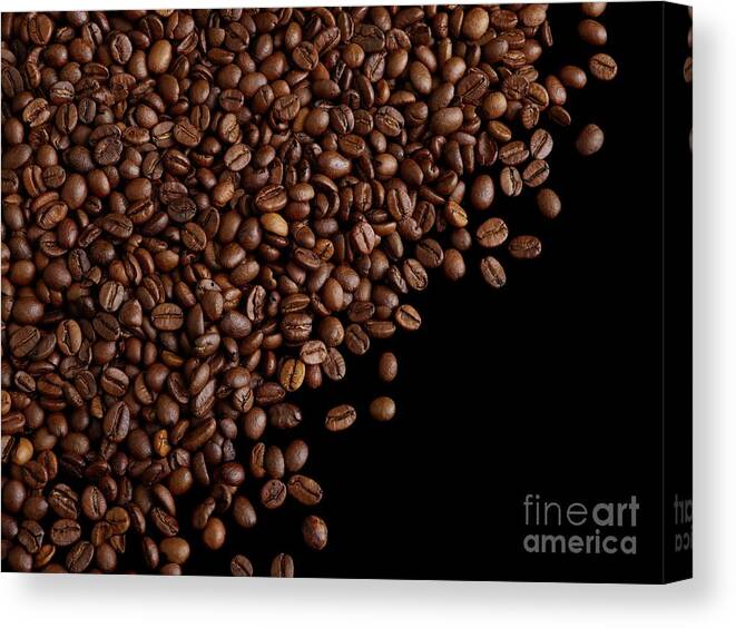 Nobody Canvas Print featuring the photograph Coffee Beans #13 by Science Photo Library