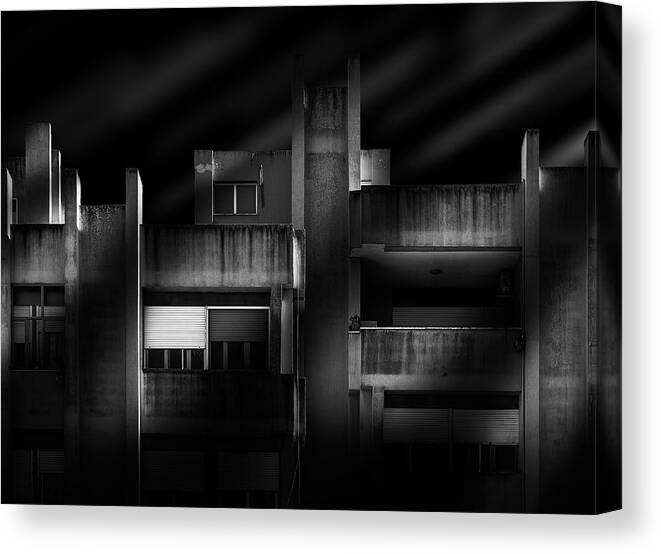Architecture Canvas Print featuring the photograph Architecture #8 by Luigi Greco