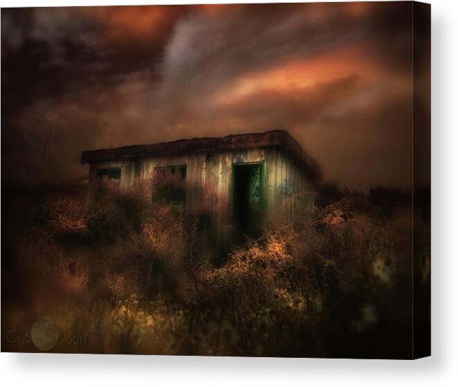  Canvas Print featuring the photograph Abandoned by Cybele Moon